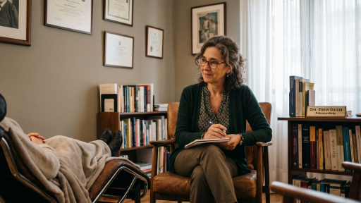 Orthopedagoog in gesprek met een kind tijdens een diagnostisch onderzoek